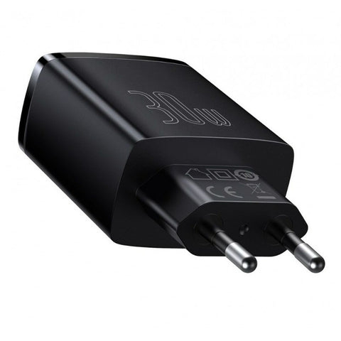 Wall Charger Baseus CCXJ-E01 Black 30 W (1 Unit) Wall Charger Baseus CCXJ-E01 Black 30 W (1 Unit)