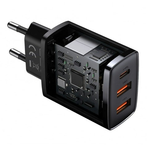 Wall Charger Baseus CCXJ-E01 Black 30 W (1 Unit) Wall Charger Baseus CCXJ-E01 Black 30 W (1 Unit)