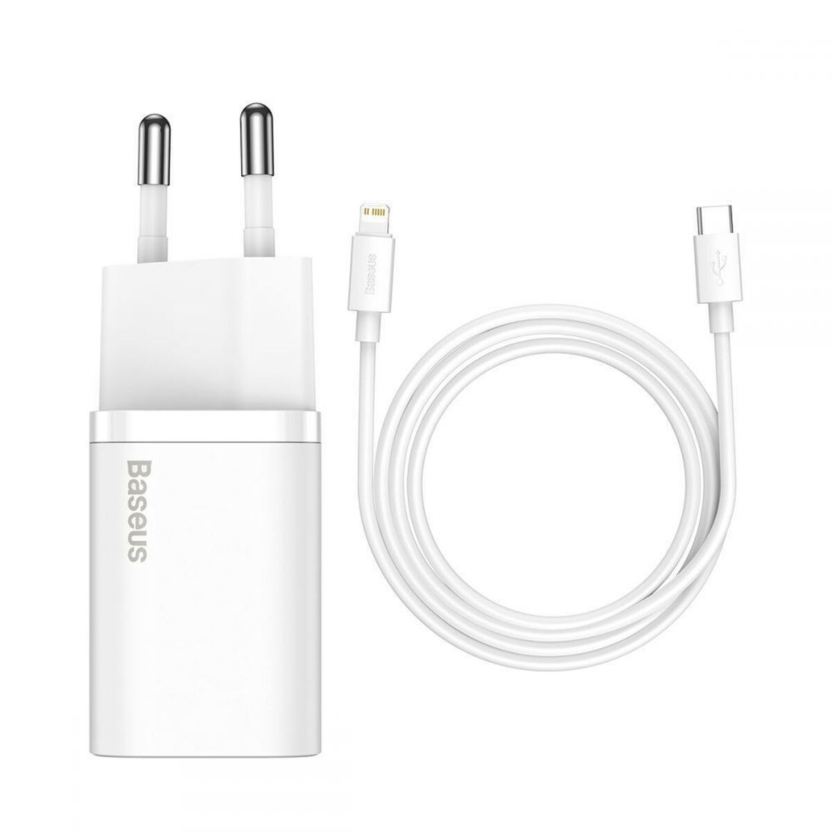 Wall Charger Baseus TZCCSUP-B02 White 20 W Wall Charger Baseus TZCCSUP-B02 White 20 W