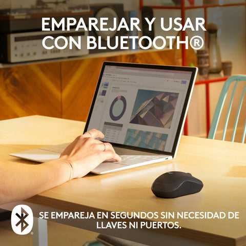 Wireless Bluetooth Mouse Logitech M240 Graphite Monochrome Wireless Bluetooth Mouse Logitech M240 Graphite Monochrome