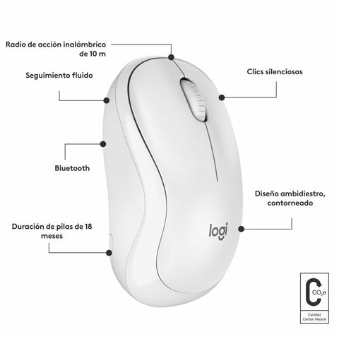 Mouse Logitech 910-007120 White Mouse Logitech 910-007120 White