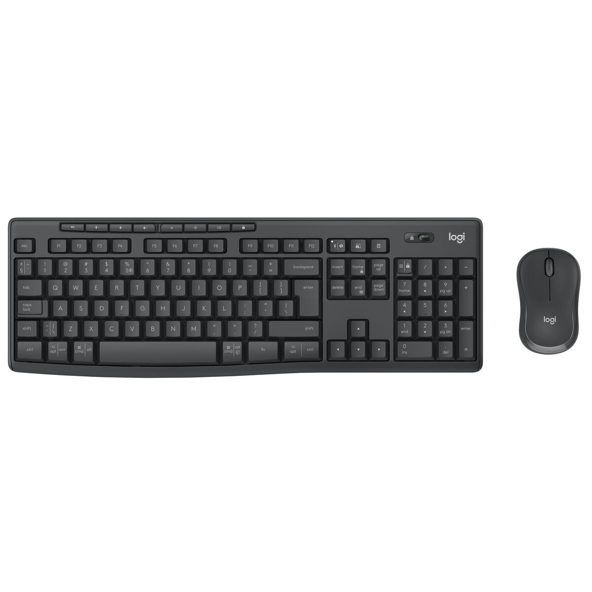 Keyboard and Mouse Logitech 920-012077 Grey Graphite English EEUU Qwerty US Keyboard and Mouse Logitech 920-012077 Grey Graphite English EEUU Qwerty US