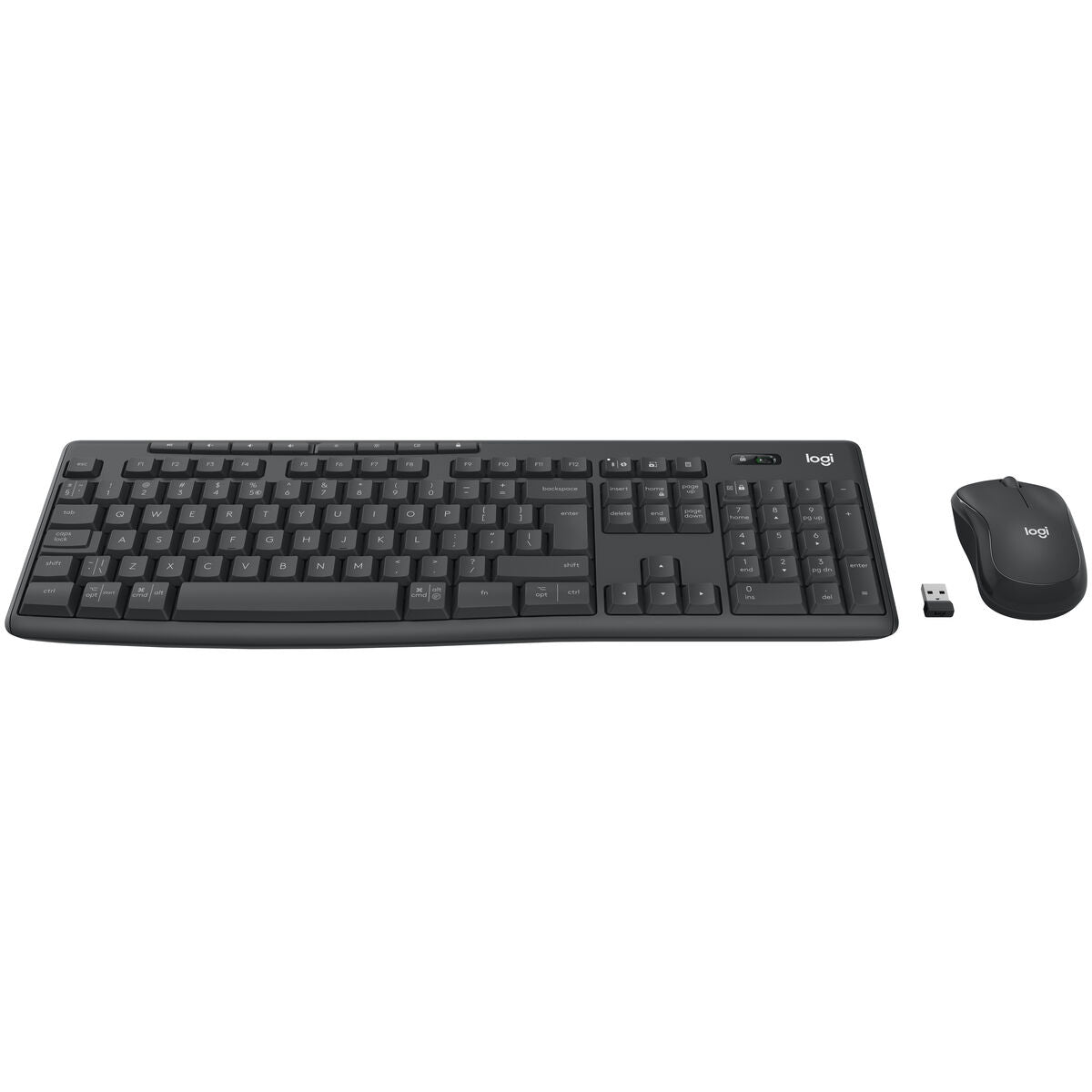 Keyboard and Mouse Logitech 920-012077 Grey Graphite English EEUU Qwerty US Keyboard and Mouse Logitech 920-012077 Grey Graphite English EEUU Qwerty US