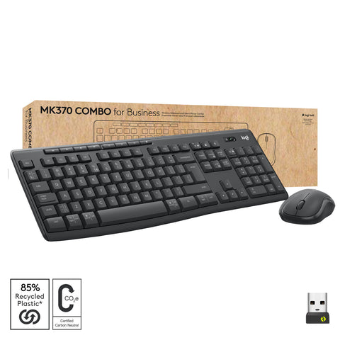 Keyboard and Mouse Logitech 920-012077 Grey Graphite English EEUU Qwerty US Keyboard and Mouse Logitech 920-012077 Grey Graphite English EEUU Qwerty US