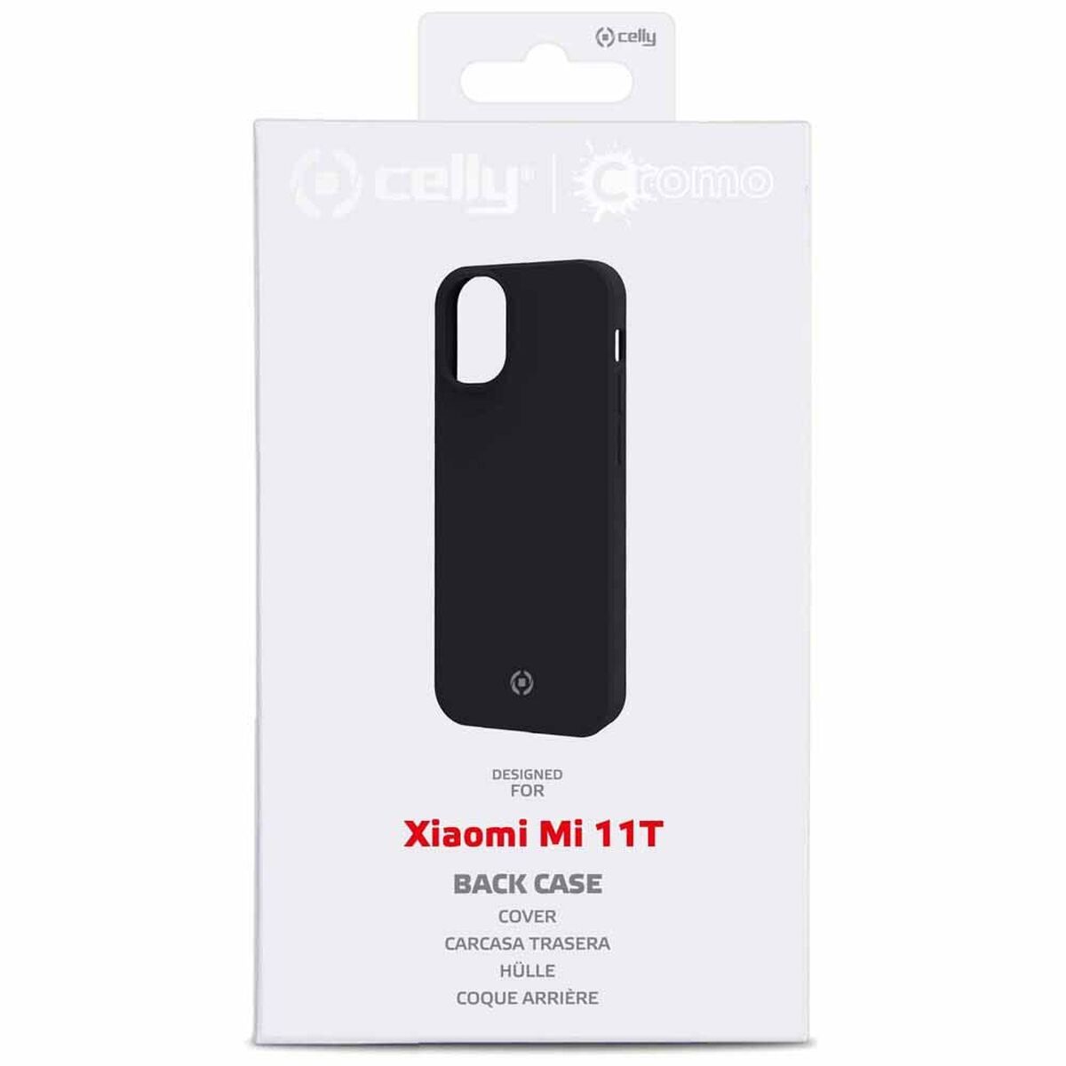 Mobile cover Celly CROMO972BK Black Xiaomi Mi 11T Mobile cover Celly CROMO972BK Black Xiaomi Mi 11T