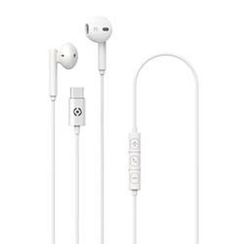 Headphones Celly UP1100TYPECWH White Headphones Celly UP1100TYPECWH White