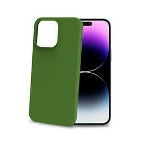 Mobile cover Celly iPhone 15 Pro Max Green Mobile cover Celly iPhone 15 Pro Max Green