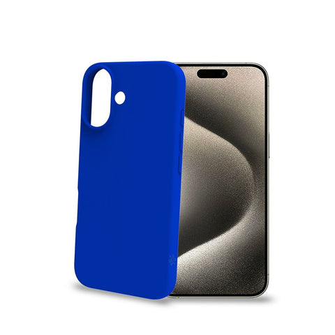 Mobile cover Celly  IPHONE 16 Blue Apple Mobile cover Celly  IPHONE 16 Blue Apple