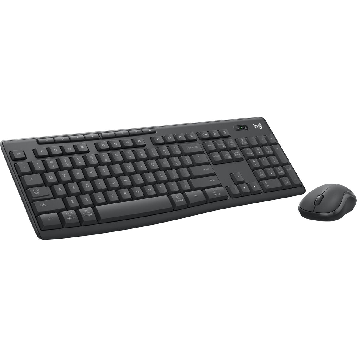 Keyboard and Mouse Logitech MK370 Black Spanish Qwerty Keyboard and Mouse Logitech MK370 Black Spanish Qwerty
