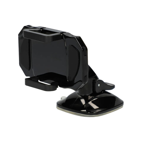 Mobile Phone Holder for Car with Suction Cup KSIX 360º Black Mobile Phone Holder for Car with Suction Cup KSIX 360º Black