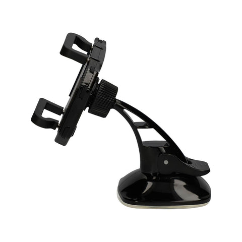 Mobile Phone Holder for Car with Suction Cup KSIX 360º Black Mobile Phone Holder for Car with Suction Cup KSIX 360º Black