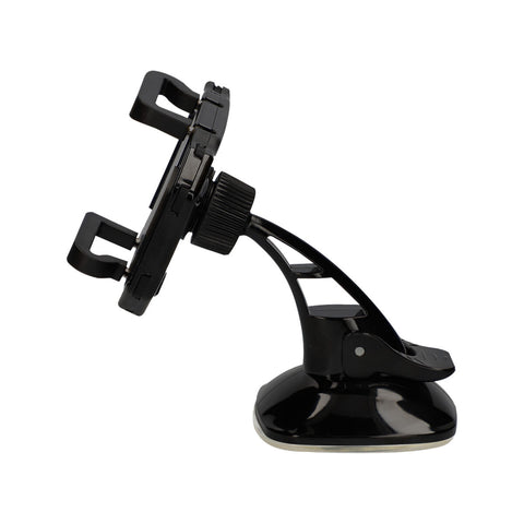 Mobile Phone Holder for Car with Suction Cup KSIX 360º Black Mobile Phone Holder for Car with Suction Cup KSIX 360º Black
