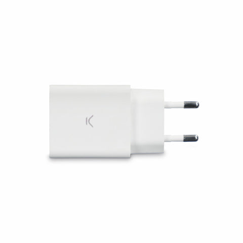 Wall Charger KSIX 2 USB 2.4A White Wall Charger KSIX 2 USB 2.4A White