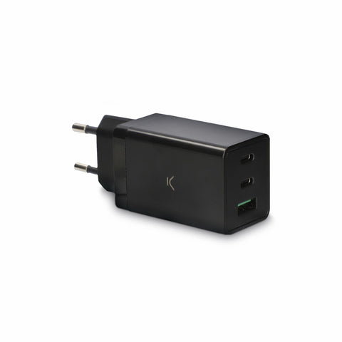 Wall Charger KSIX 67 W Black Wall Charger KSIX 67 W Black