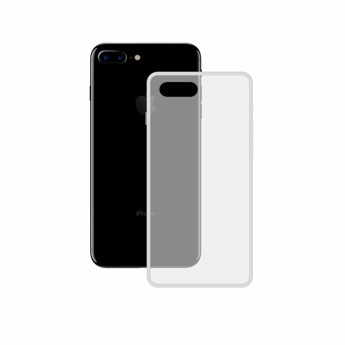 Mobile cover KSIX iPhone 7/8 Plus Transparent Iphone 7 Plus/8 Plus Mobile cover KSIX iPhone 7/8 Plus Transparent Iphone 7 Plus/8 Plus