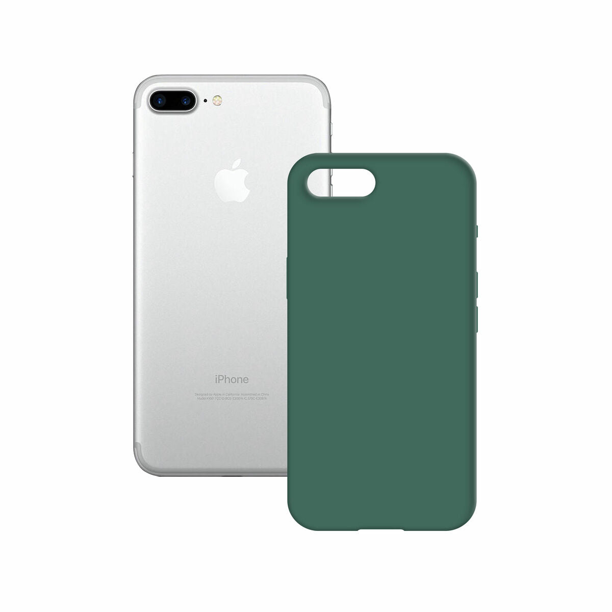 Mobile cover KSIX iPhone 7/8 Plus Green Mobile cover KSIX iPhone 7/8 Plus Green