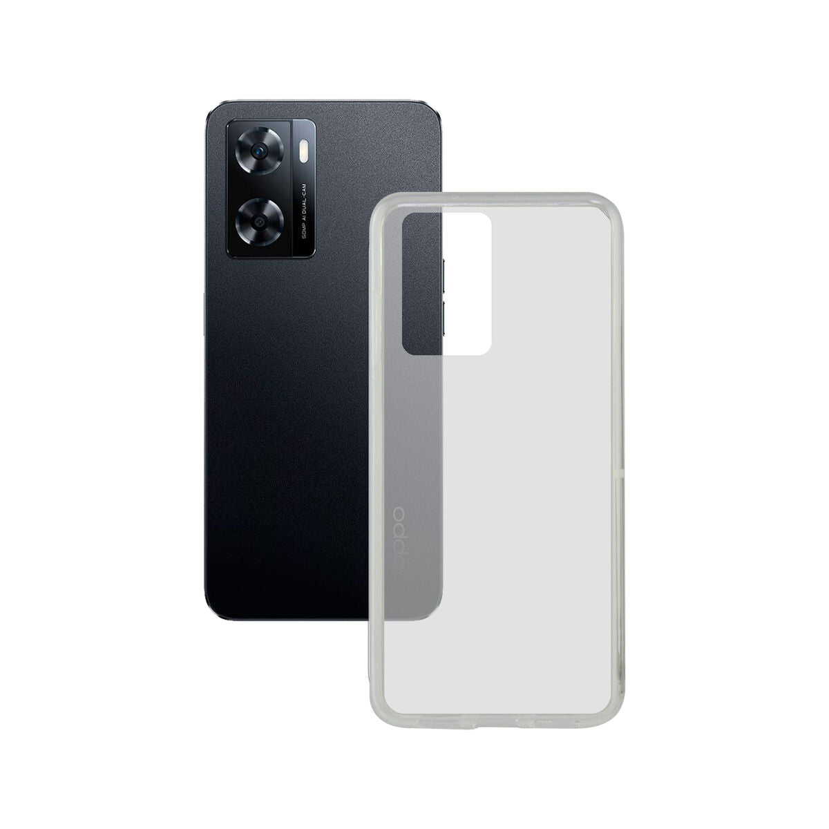 Mobile cover KSIX Oppo A57s Transparent OPPO Mobile cover KSIX Oppo A57s Transparent OPPO
