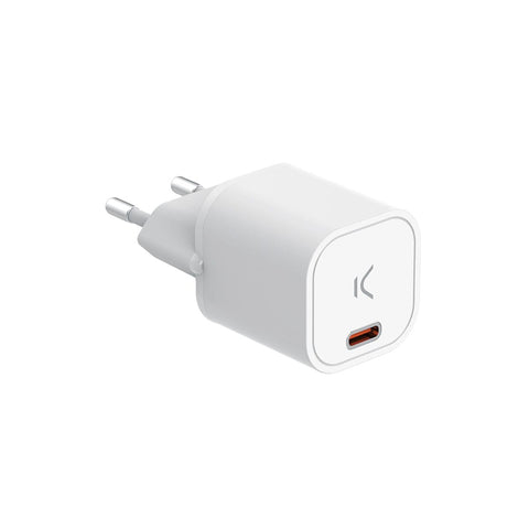 Wall Charger KSIX PPS White 30 W Wall Charger KSIX PPS White 30 W