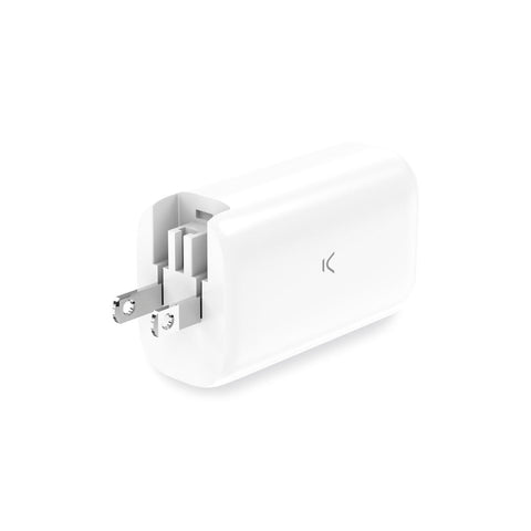 Wall Charger KSIX GaN White 65 W Wall Charger KSIX GaN White 65 W