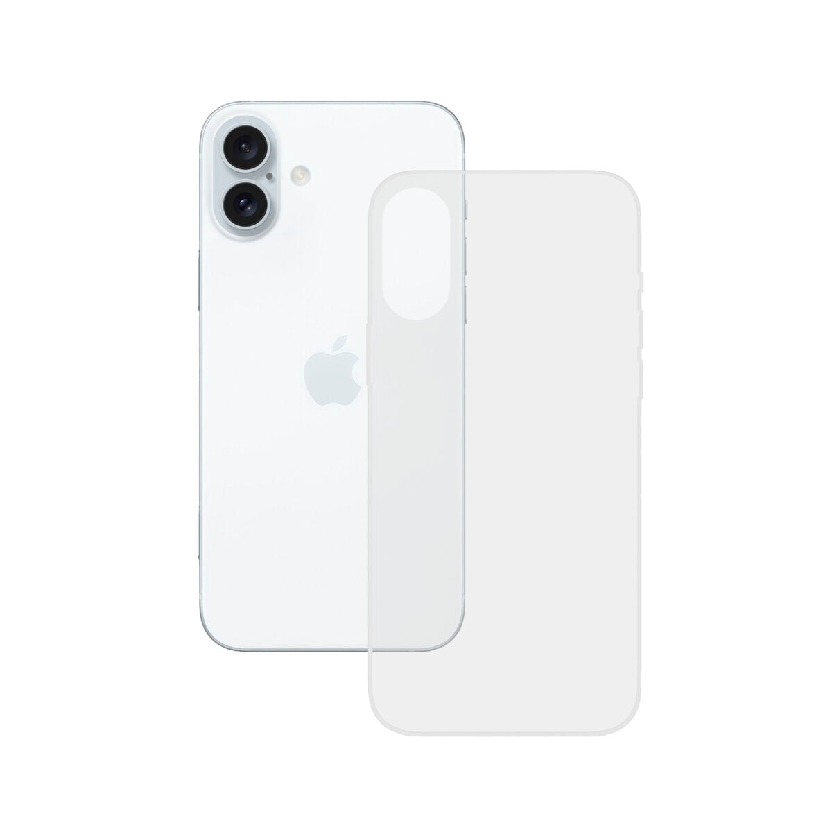 Mobile cover KSIX iPhone 16 Plus Transparent Mobile cover KSIX iPhone 16 Plus Transparent
