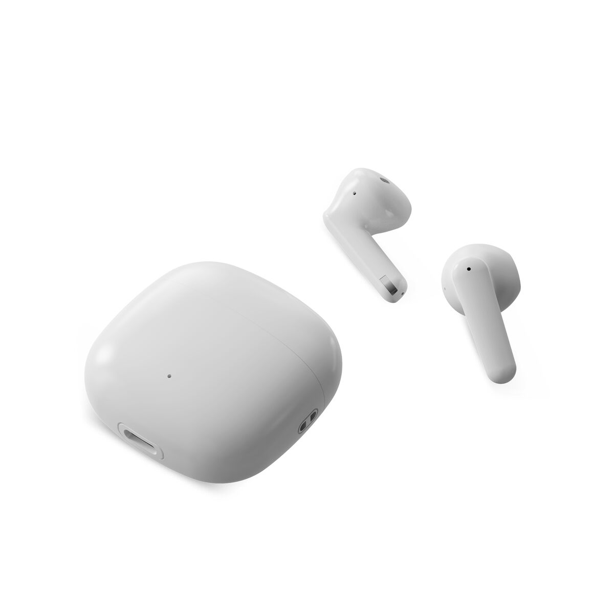 Wireless Headphones KSIX Contact Twins Nano White Wireless Headphones KSIX Contact Twins Nano White
