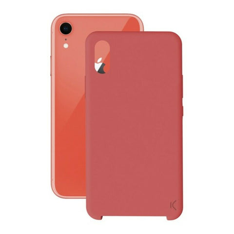 Mobile cover iPhone XR KSIX Soft Red Mobile cover iPhone XR KSIX Soft Red