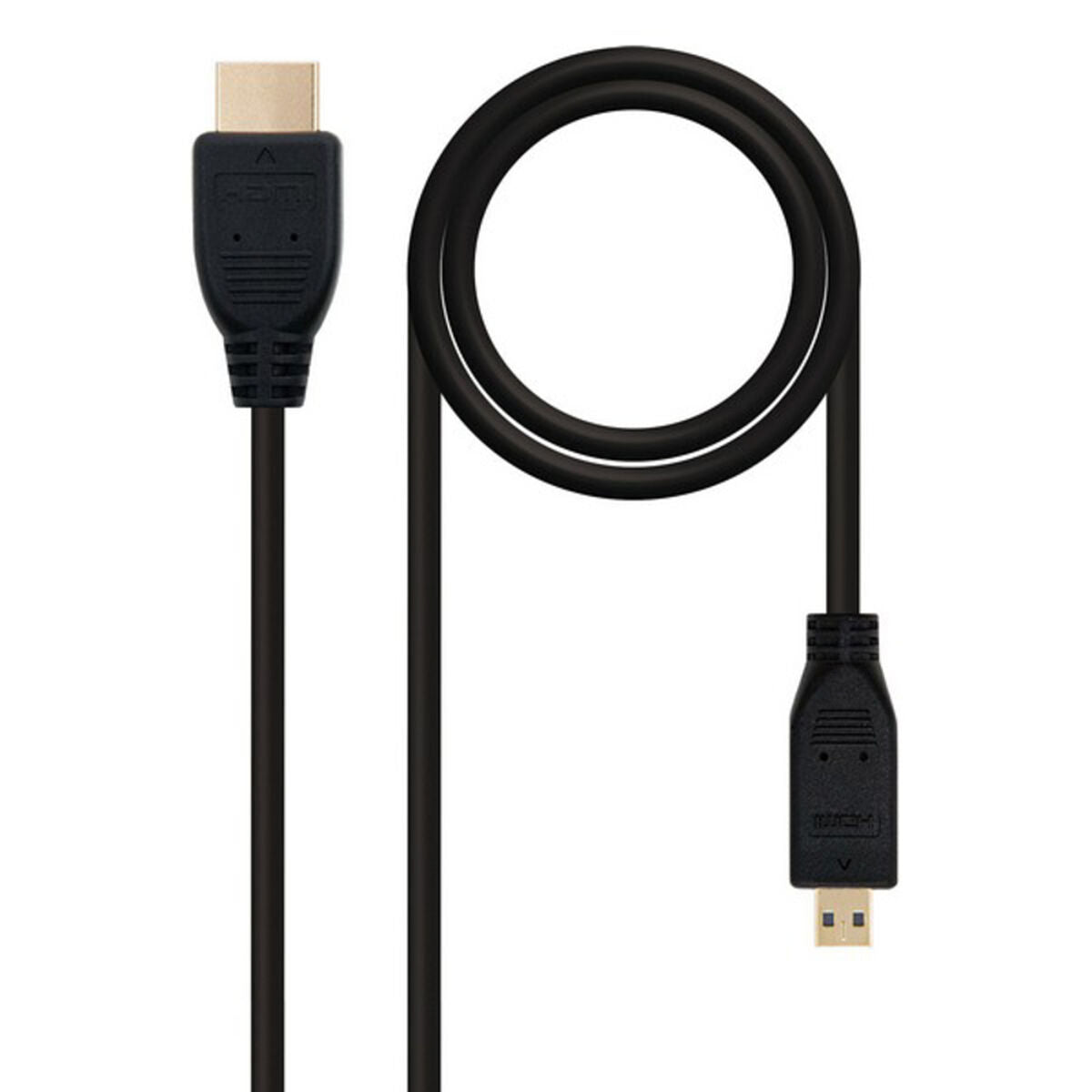 Micro HDMI Cable NANOCABLE 10.15.3502 1,8 m Micro HDMI Cable NANOCABLE 10.15.3502 1,8 m
