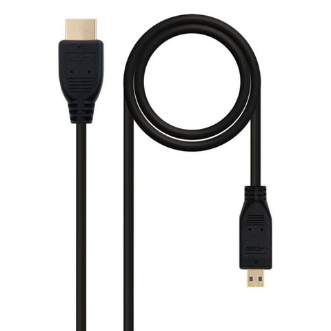 Micro HDMI Cable NANOCABLE 10.15.3502 1,8 m Micro HDMI Cable NANOCABLE 10.15.3502 1,8 m