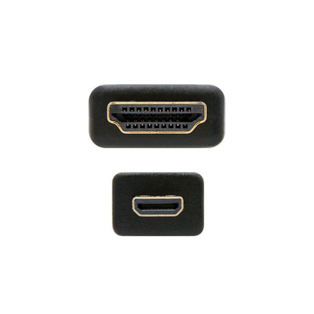 Micro HDMI Cable NANOCABLE 10.15.3502 1,8 m Micro HDMI Cable NANOCABLE 10.15.3502 1,8 m