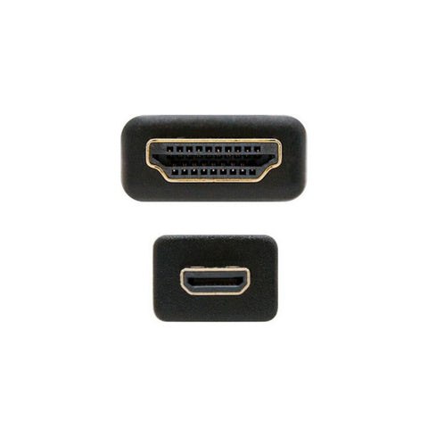 Micro HDMI Cable NANOCABLE 10.15.3502 1,8 m Micro HDMI Cable NANOCABLE 10.15.3502 1,8 m