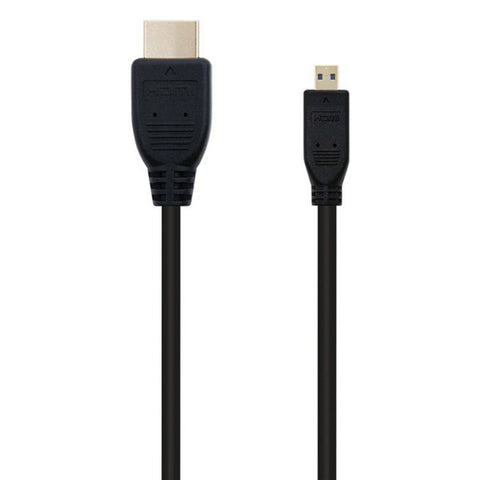 Micro HDMI Cable NANOCABLE 10.15.3502 1,8 m Micro HDMI Cable NANOCABLE 10.15.3502 1,8 m