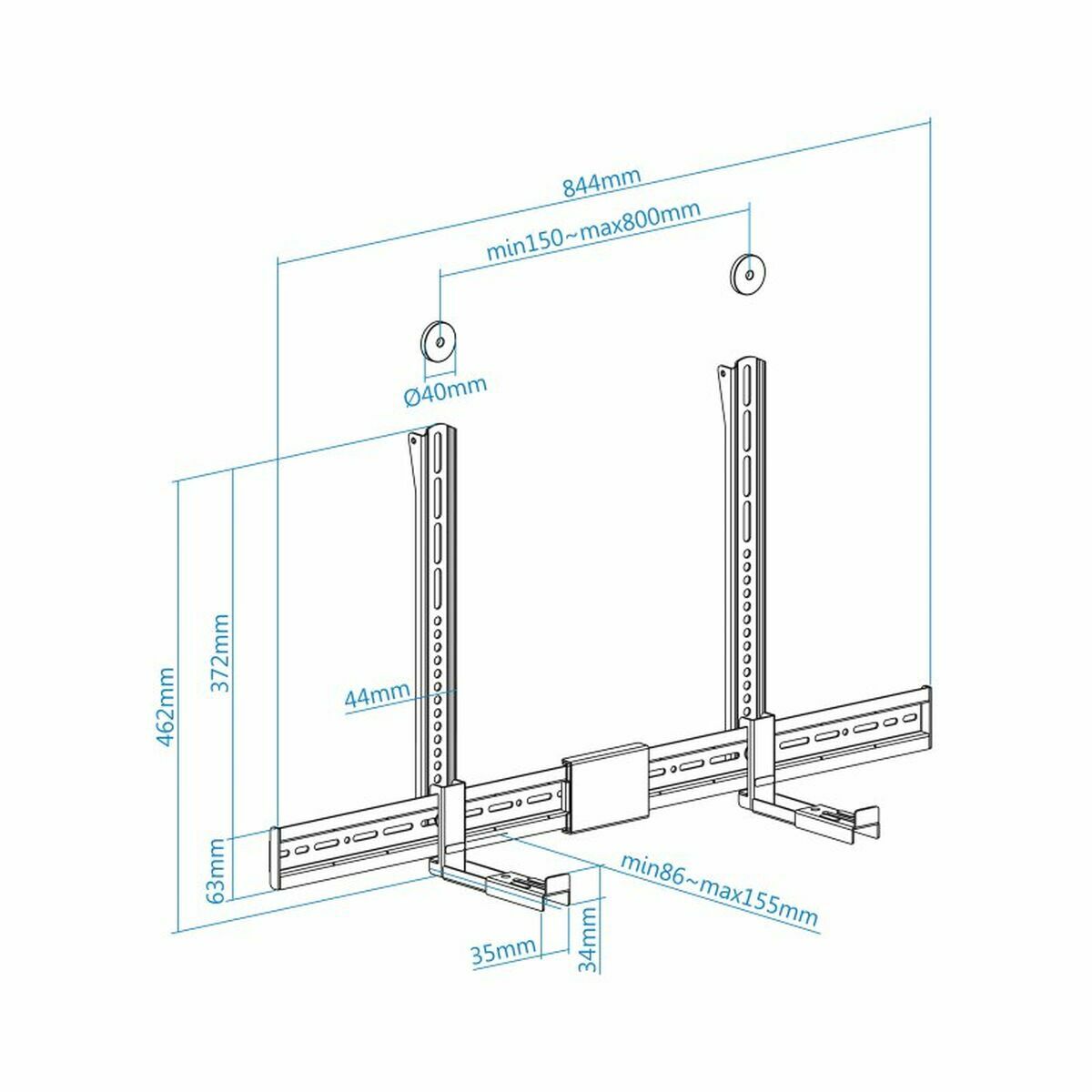 TV Mount TooQ Black TV Mount TooQ Black