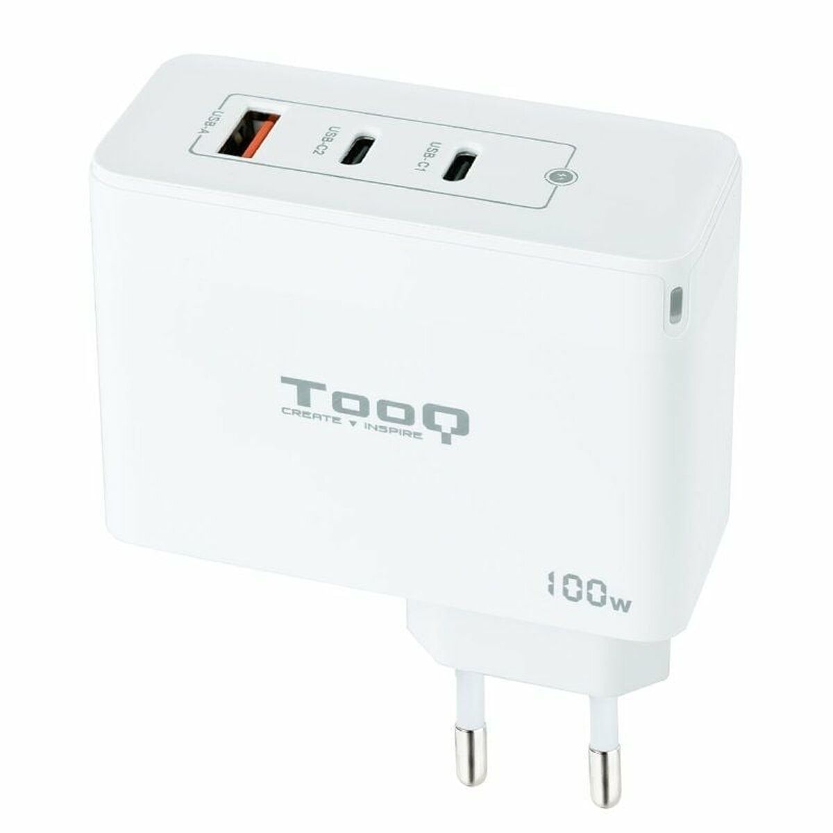 Wall Charger TooQ TQWC-GANQC2PD100W Wall Charger TooQ TQWC-GANQC2PD100W