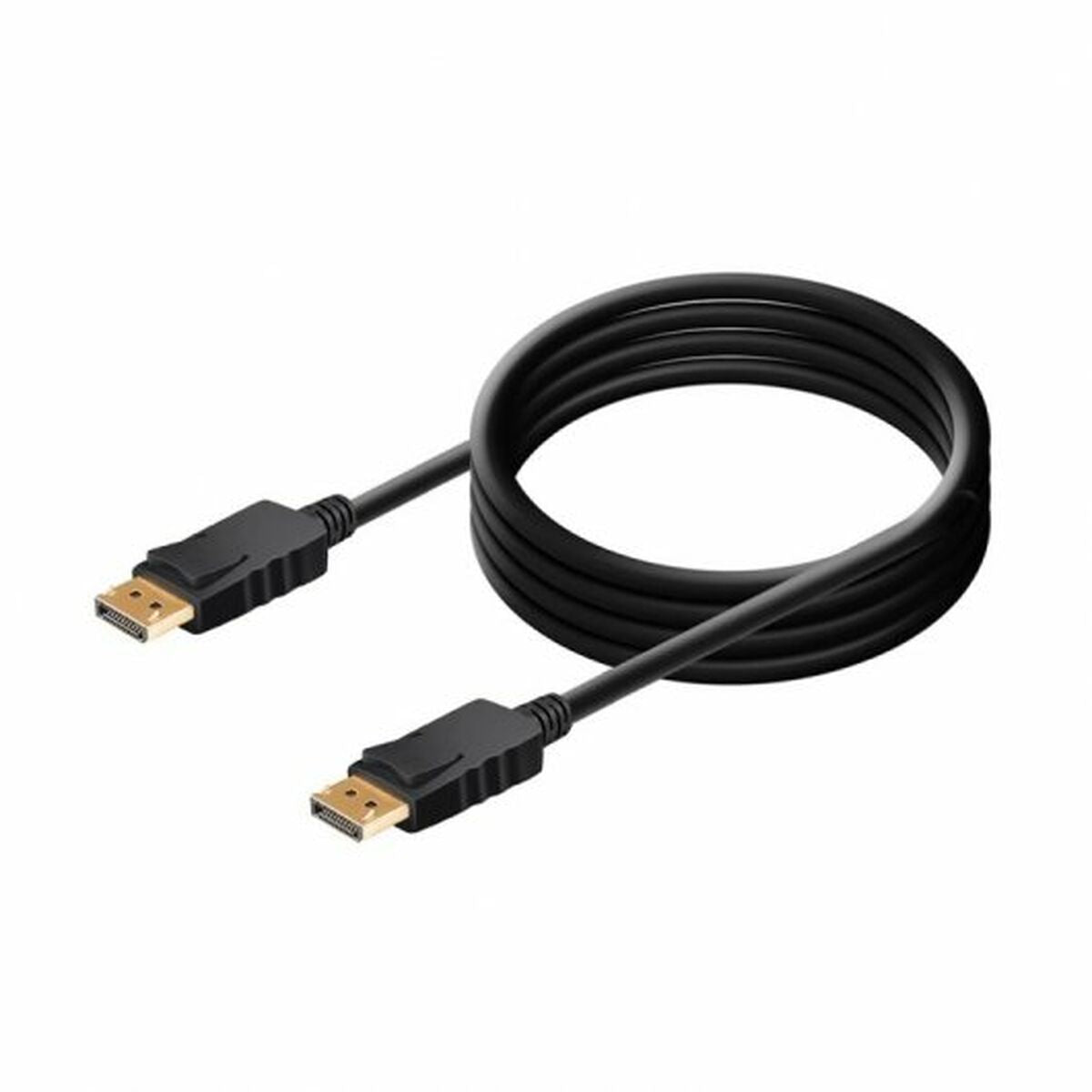 DisplayPort Cable PcCom PCCES-CAB-DP14-3M Black 4K Ultra HD 3 m DisplayPort Cable PcCom PCCES-CAB-DP14-3M Black 4K Ultra HD 3 m