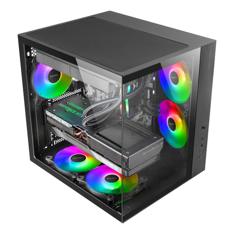 ATX Semi-tower Box Mars Gaming MCVONE Black ATX Semi-tower Box Mars Gaming MCVONE Black