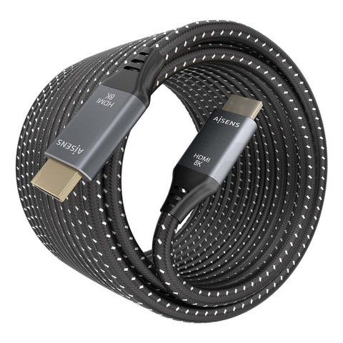 HDMI Cable Aisens A150-0877 7 m Black/Grey HDMI Cable Aisens A150-0877 7 m Black/Grey