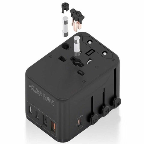 Wall Charger Aisens ASPS-2A3C09-BK 35 W Black Wall Charger Aisens ASPS-2A3C09-BK 35 W Black