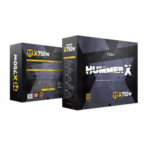 Gaming Power Supply Nox-Xtreme Hummer X750W 750 W 80 Plus Gold Gaming Power Supply Nox-Xtreme Hummer X750W 750 W 80 Plus Gold