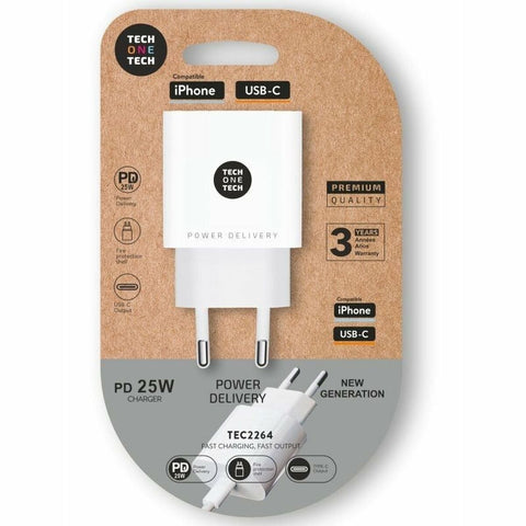 Wall Charger Tech One Tech TEC2264 25 W Wall Charger Tech One Tech TEC2264 25 W