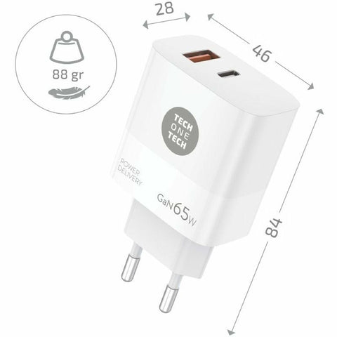 Wall Charger Tech One Tech TEC2270 65 W Wall Charger Tech One Tech TEC2270 65 W