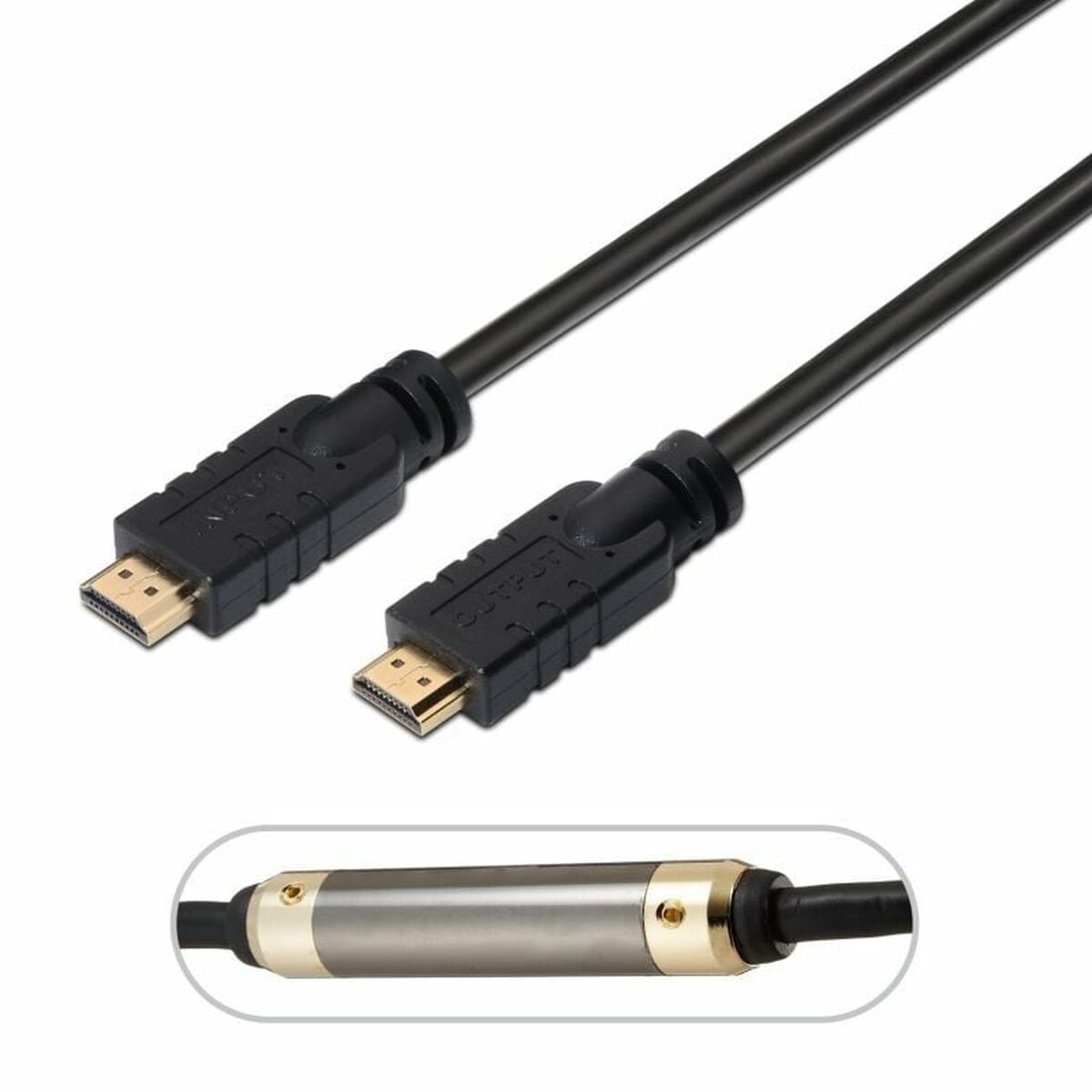 HDMI Cable Aisens A119-0106 30 m Black HDMI Cable Aisens A119-0106 30 m Black