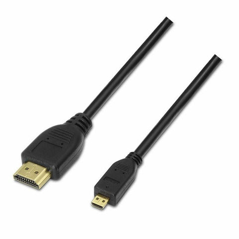 HDMI Cable Aisens A119-0116 80 cm Black HDMI Cable Aisens A119-0116 80 cm Black