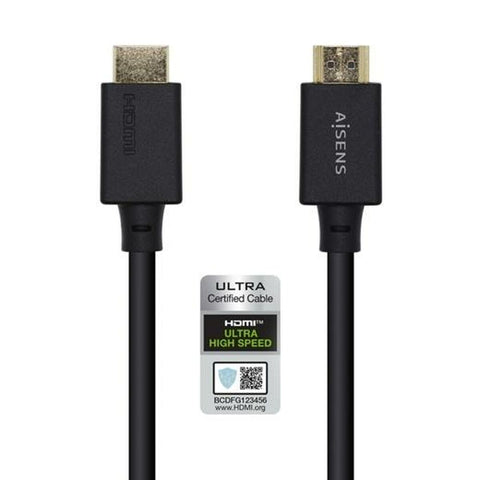 HDMI Cable Aisens A150-0421 Black 1 m HDMI Cable Aisens A150-0421 Black 1 m