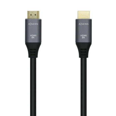 HDMI Cable Aisens A150-0429 Black Black/Grey 3 m HDMI Cable Aisens A150-0429 Black Black/Grey 3 m