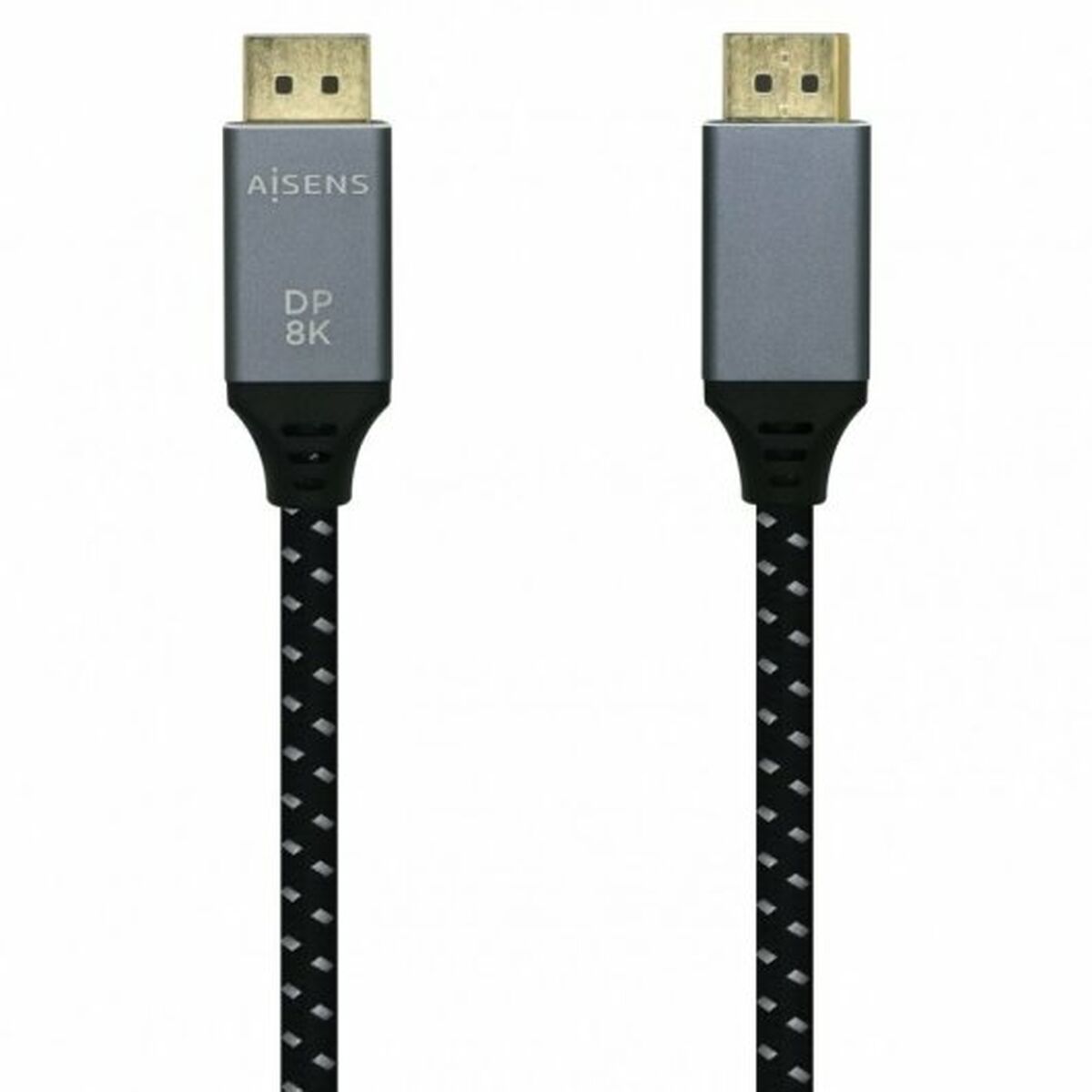 HDMI Cable Aisens A149-0437 Black Black/Grey 2 m HDMI Cable Aisens A149-0437 Black Black/Grey 2 m