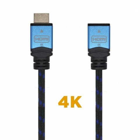 HDMI Cable Aisens A120-0454 Black Black/Blue 3 m HDMI Cable Aisens A120-0454 Black Black/Blue 3 m