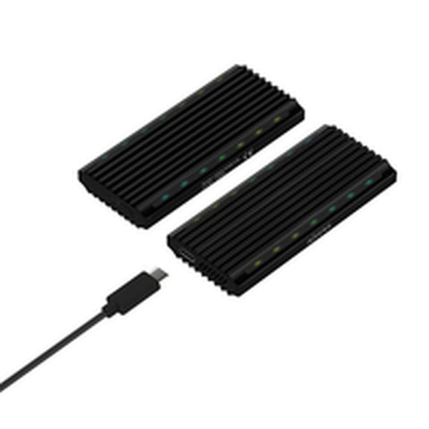Hard drive case Aisens ASM2-RGB012B Black Hard drive case Aisens ASM2-RGB012B Black