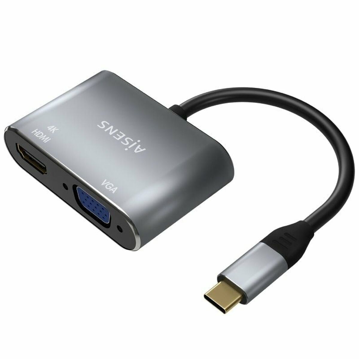 HDMI to VGA Adapter Aisens A109-0627 Grey 15 cm HDMI to VGA Adapter Aisens A109-0627 Grey 15 cm