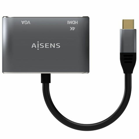 HDMI to VGA Adapter Aisens A109-0627 Grey 15 cm HDMI to VGA Adapter Aisens A109-0627 Grey 15 cm