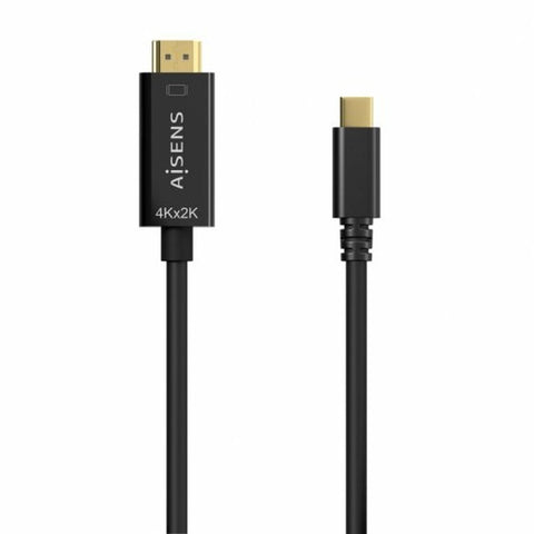 HDMI Cable Aisens A109-0623 Black 80 cm HDMI Cable Aisens A109-0623 Black 80 cm